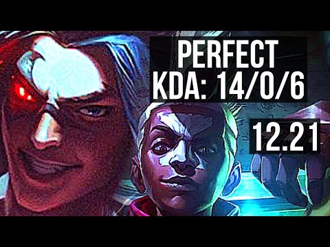 KAYN vs EKKO (JNG) | 14/0/6, Legendary, 700+ games | KR Master | 12.21
