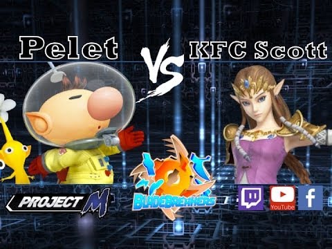 Pelet (Olimar/Kirby) vs KFC Scott (Zelda)