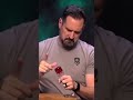 Travis slowly turns into Grog when the dice get stuck in the potion bottle.