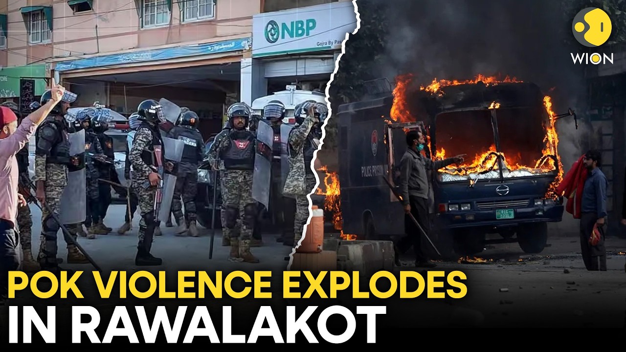 PoK Violence Explodes In Pakistan: Police Firing Reported And Clashes Reported In Rawalakot | WION