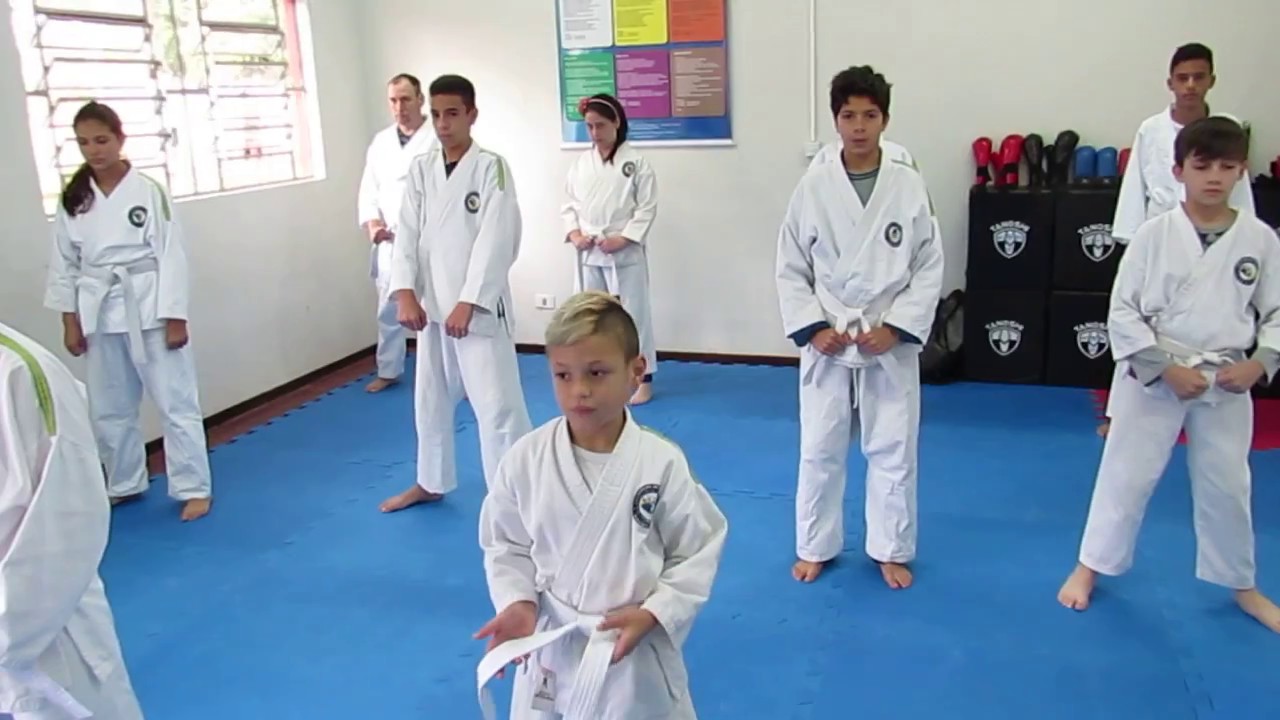 Karate Shubudo - Equipe Jetam - Aula de programa de faixa Branca
