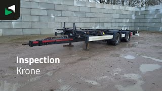 Прицеп контейнеровоз Krone ZZ 2 axles 20ft | Изображение 4 - Autoline