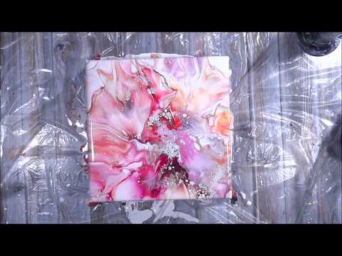 Quick Acrylic Dutch Pour- Hair Dryer Pour (269) Fluid Art