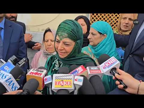 PDP chief Mehbooba Mufti offered Eid prayers at Hazratbal Shrine and prayed for peace and the well-being of the Muslim ummah across the world.