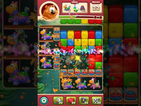 Toon Blast Level 3296 NO BOOSTERS - A S GAMING ✔️