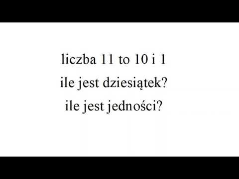 dziesiątki i jedności