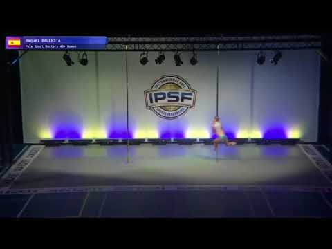 Masters 40+ Women Raquel Ballesta of Spain - Finals 4th 2017 World Pole Sports Championships