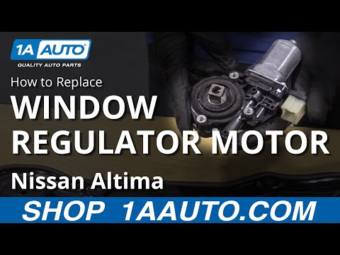 How do I find the Nissan Dualis+2 window regulator motor?