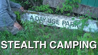 Stealth Camping In Day Use Park