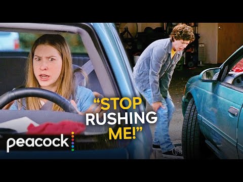 The Middle | Sue Runs Over Axl’s Foot Learning to Drive