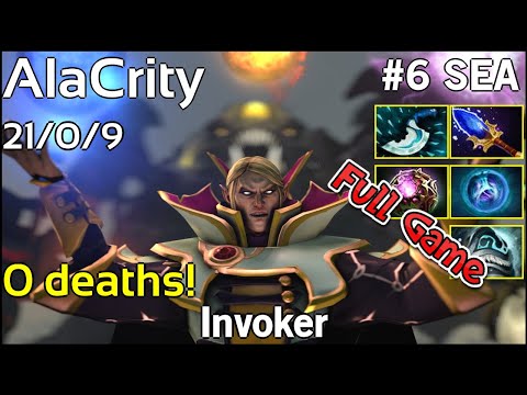 AlaCrity Invoker - Dota 2 Full Game