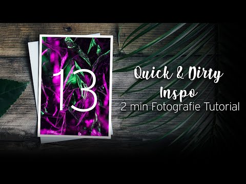 #13 Q&DI - Fotografie Idee mit Cellophan Folie