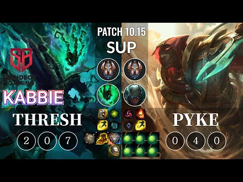 SB Kabbie Thresh vs Pyke Sup - KR Patch 10.15