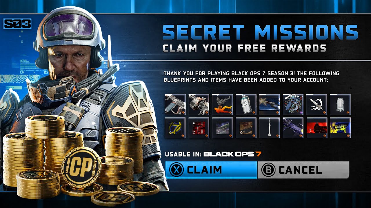Claim SECRET Black Ops 7 Season 3 Rewards ASAP… (Free Bundle, Camos, Blueprints)