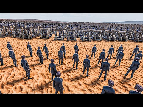 1000 JOHN WICK vs 500.000 CATAPULTS - Ultimate Epic Battle Simulator 2 UEBS 2