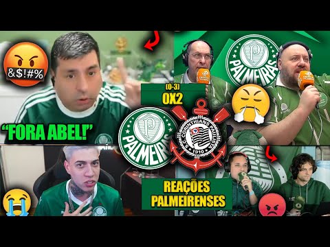 REAÇÕES dos PALMEIRENSES - PALMEIRAS 0X2 CORINTHIANS - COPA DO BRASIL 2025 - REACT VAMOS RIR!