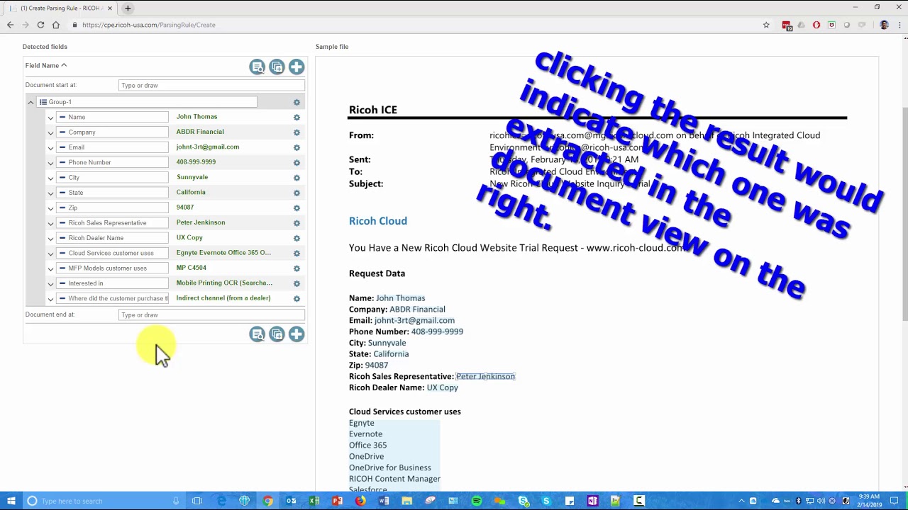 RICOH Automated Data Capture - Quick Start Guide