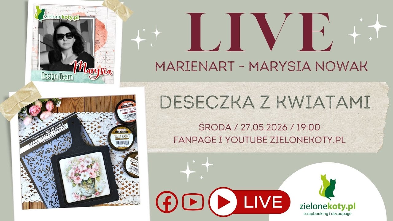 Ramka z transmisji LIVE | Marysia