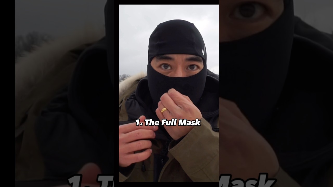 5 ways to stay warm with the Nike Ski Mask #makeeasyapproved @nike#hyperwarm