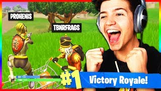 *CLUTCH* Victory Royale w/ TBNRfrags (Fortnite: Battle Royale Funny Moments)
