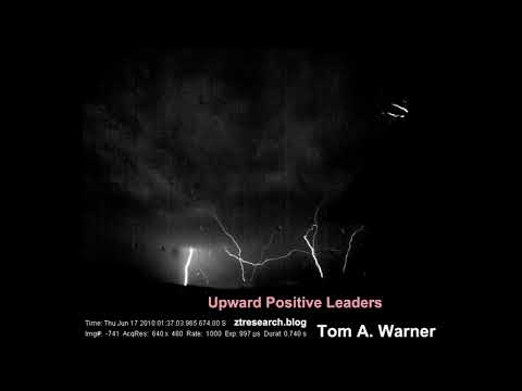 Lightning-Triggered Upward Lightning, 2010-06-17 (1,000 ips)