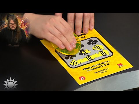 Om det blir mycket Triss-pengar så slutar Linus jobba - Nyhetsmorgon (TV4)