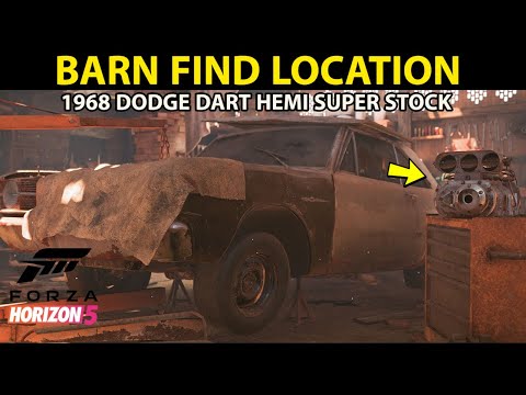 *BARN FIND* 1968 Dodge Dart Hemi Super Stock in Forza Horizon 5