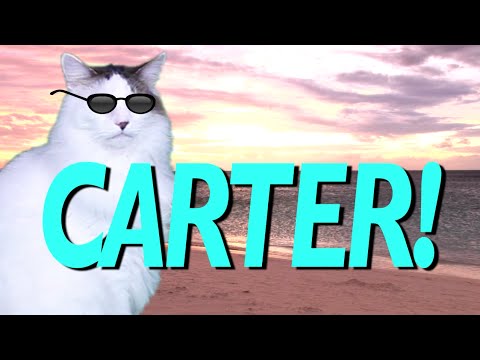 HAPPY BIRTHDAY CARTER! - EPIC CAT Happy Birthday Song