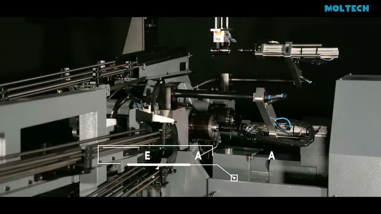 Thumbnail for Roll threading machine for oil industry sucker rod couplings