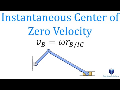 Instantaneous Center of Zero Velocity (learn to solve any problem step by step)