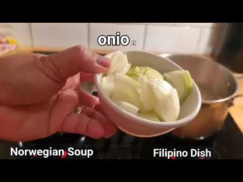 Norwegian Fish Soup and Filipino Dish Sinigang na Salmon Head