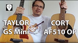 Video thumbnail for Taylor GS mini vs Cort AF510 OP Acoustic Guitars Comparison | Edwin-E by Edwin-E