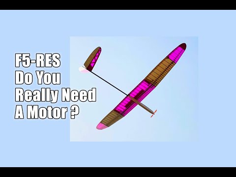 RES glider -  Do you really need a motor?    Thermal climb out.