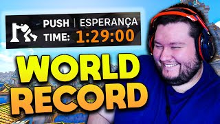 WE SET THE WORLD RECORD FOR THE LONGEST PUSH GAME EVER IN OVERWATCH 2!!!