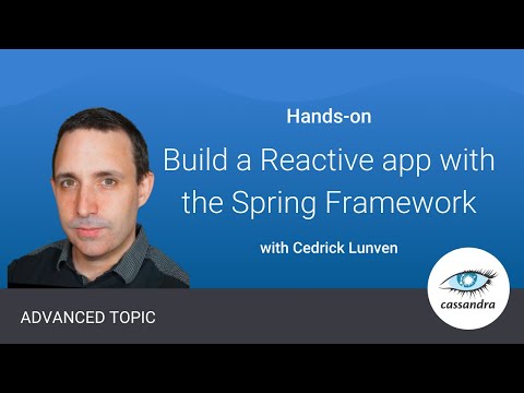 Build a Reactive app in Apache Cassandra™ with Spring Framework
