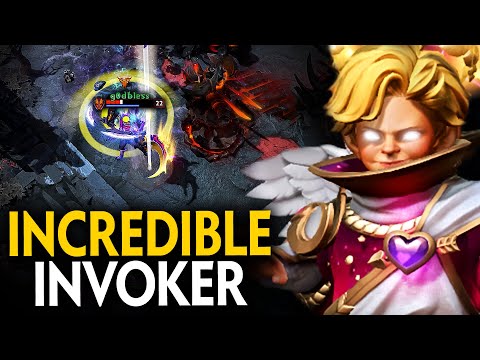 INCREDIBLE GAMEPLAY!! EPIC 10K MMR INVOKER THE BEST KDA