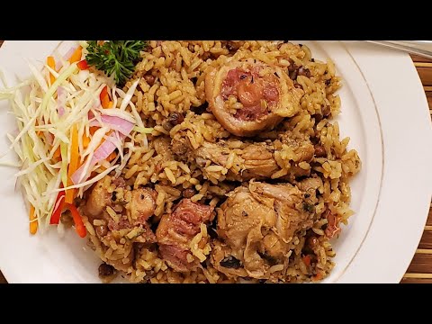 GUYANESE PIGEON PEAS COOKUP RICE / ASSORTED MEAT / IN THE KITCHEN WITH LYNN