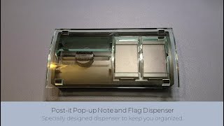 In Hand Review of Post-it Pop-up Note and Flag Dispenser, Designer Series for 3x3 in Pop-up Style