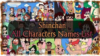 Shinchan All Characters Names List and Details