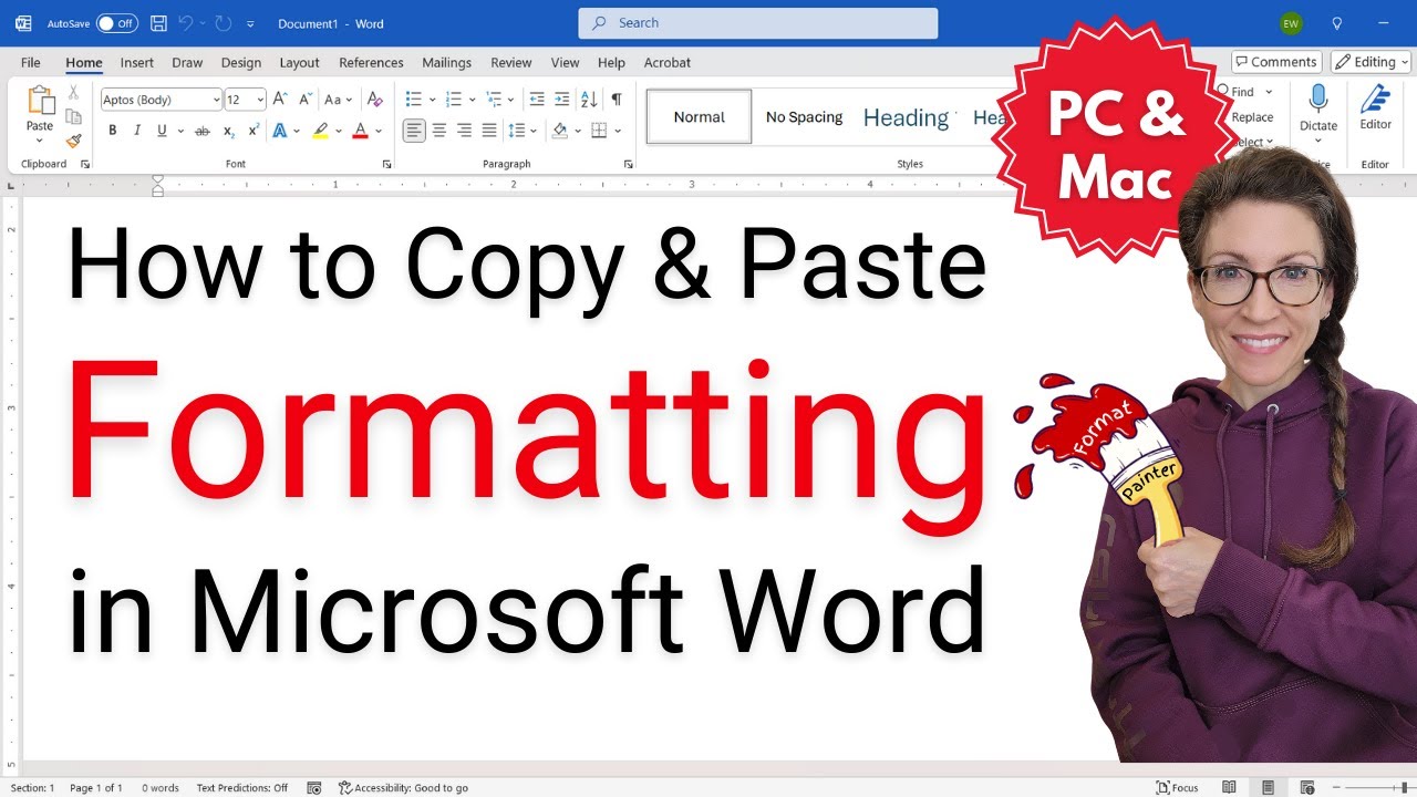 How to Copy and Paste Formatting in Microsoft Word (PC & Mac)