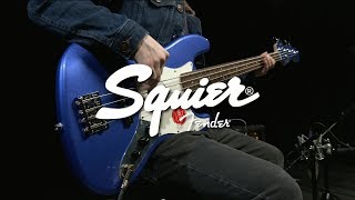 Video thumbnail for Squier Contemporary Jazz Bass LRL, Ocean Blue Metallic | Gear4music demo by Gear4music Guitars