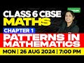 Class 6 CBSE Maths Chapter 1 Patterns In Mathematics Xylem Class 6 CBSE