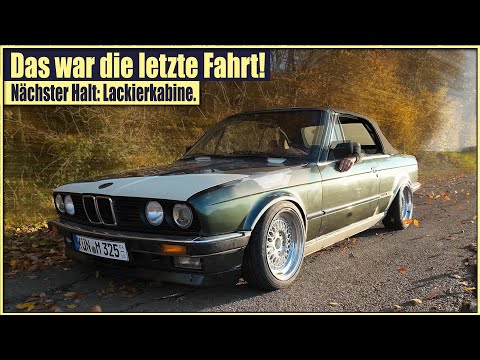 BMW E30 Waldfund Projekt – Dellen raus & Spotter im Detail erklärt | Letzte Fahrt vorm Lackieren