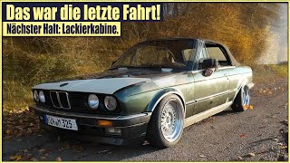 BMW E30 Waldfund Projekt – Dellen raus & Spotter im Detail erklärt | Letzte Fahrt vorm Lackieren