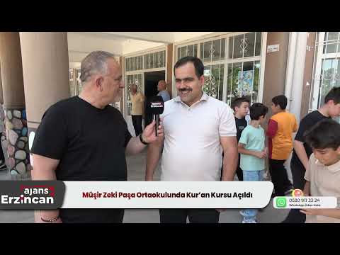 Müşir Zeki Paşa Ortaokulunda Kur’an Kursu Açıldı