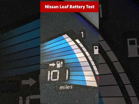 🏁 Check Nissan Leaf Battery #shorts
