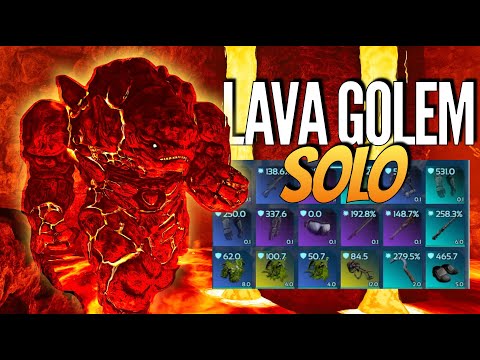The best BPs! Lava Golem Complete Guide | ARK Ascended