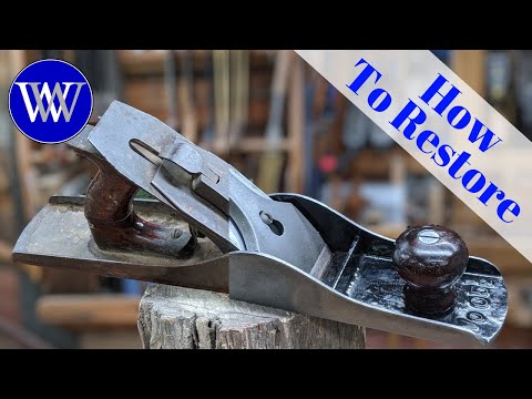 How to Restore a Hand Plane with new Japanning