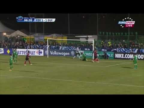 Assist + Goal Jeremy Pied / YZEURE-GUINGAMP 2014-15