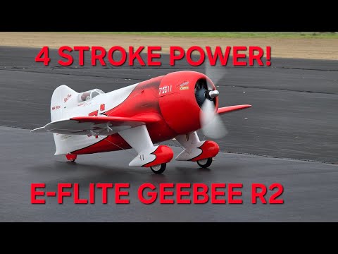 MAIDEN! E-FLITE GEEBEE R2 4 STROKE CONVERSION